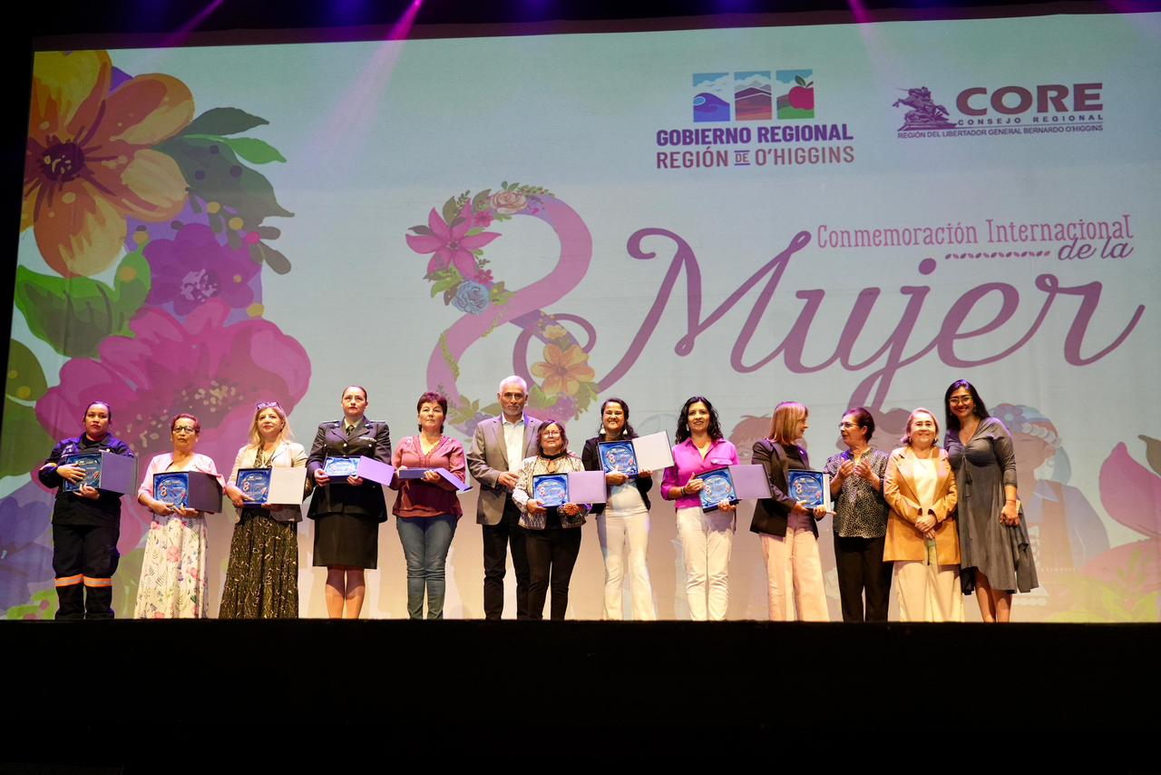Gobierno Regional reconoce a “Mujeres que Hacen Historia” en la Región de O´Higgins