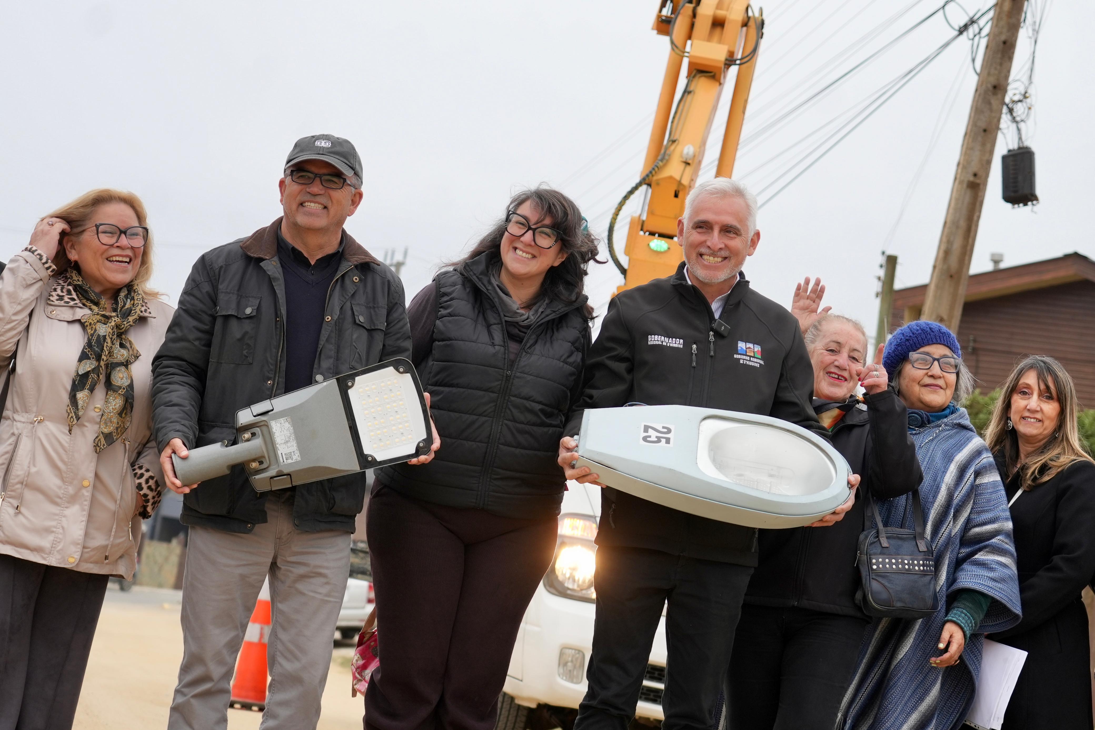 Gobierno Regional invierte en el recambio total de luminarias para sectores urbanos de Pichilemu